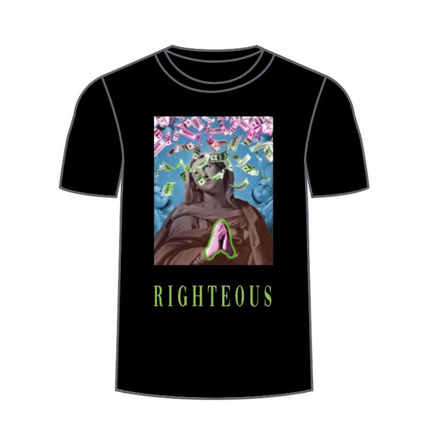 Righteous Undefeated Tee (Blk/Multi) /D12