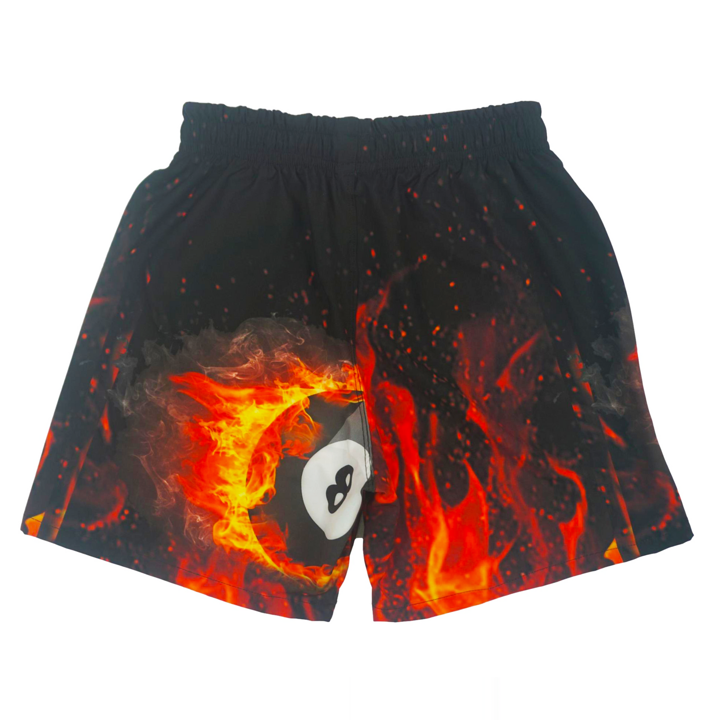 PPZZ x Rich People Lucky Shot Shorts (Blk/Flames) /D2