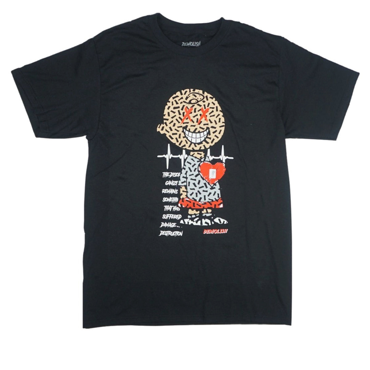 Charlie Puzzled Tee (Black/Grey) /D13