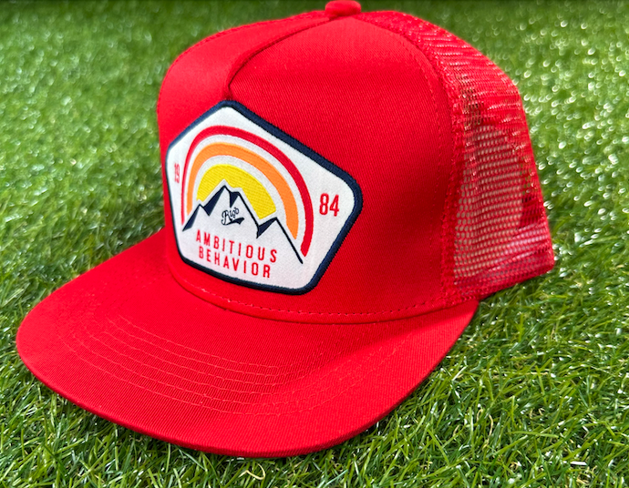 Ambitious Behavior 1984 Trucker Hat (Red)
