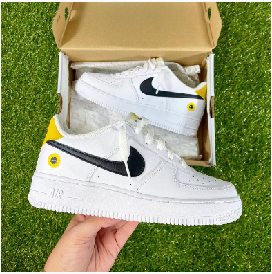 Nike Air Force 1 Low "Have a Nike Day"  White Daisy (GS)